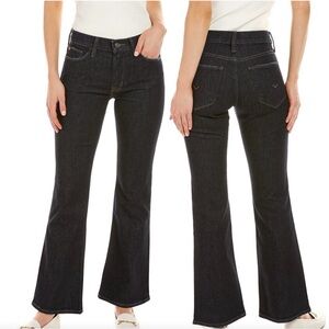 Hudson Natalie Tarpit Mid Rise Bootcut Jeans Size 27‎ Dark Wash Blue Denim